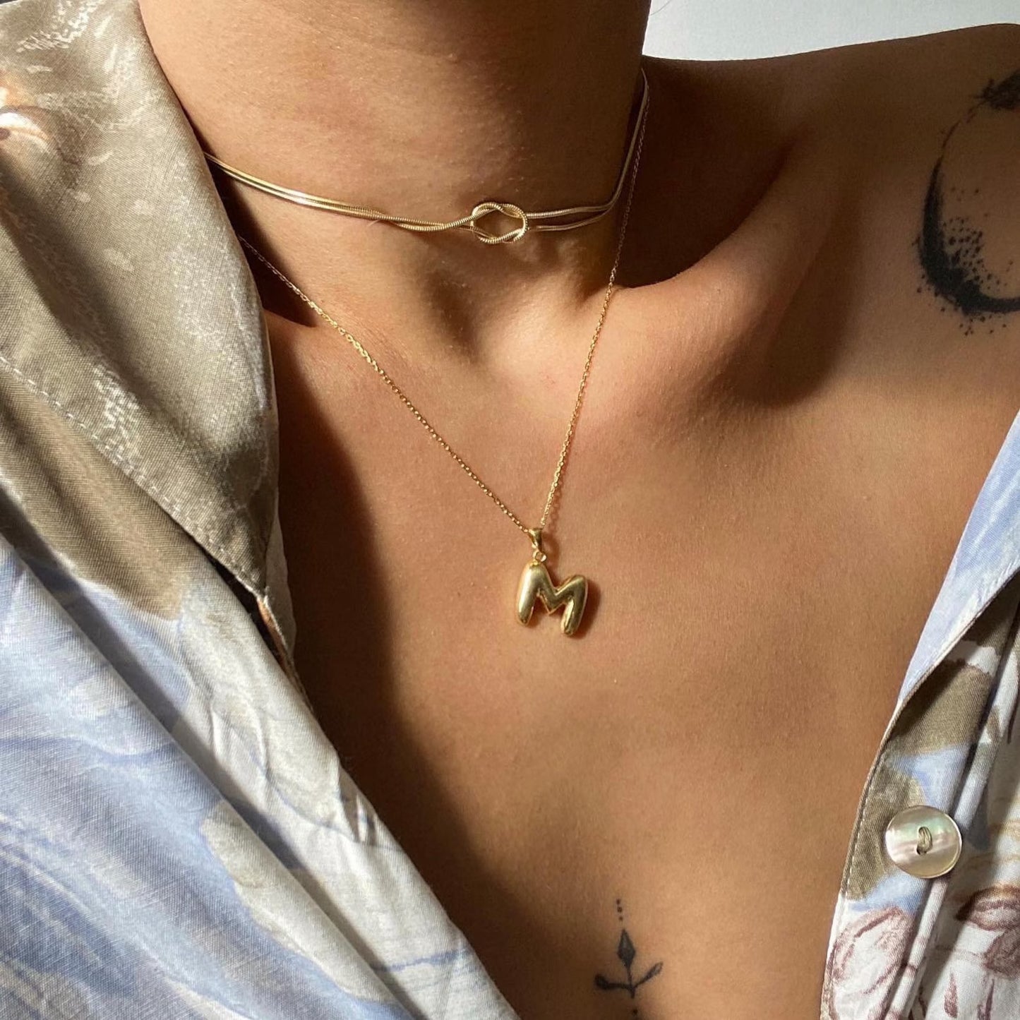 Minimal Love Knot Necklace